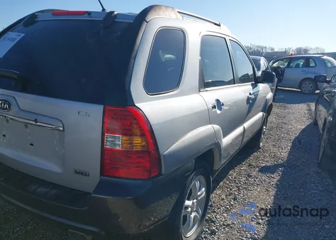 2007 Kia Sportage Ex V6 from USA, damaged, VIN KNDJF723377345382